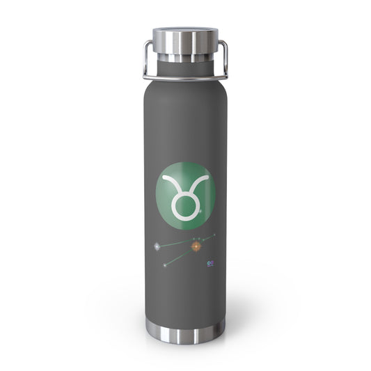 Taurus Zodiac 22oz Vacuum Bottle — Insulated Copper Stainless Water Flask
