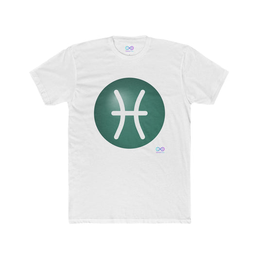 Men's Pisces Zodiac Symbol Tee