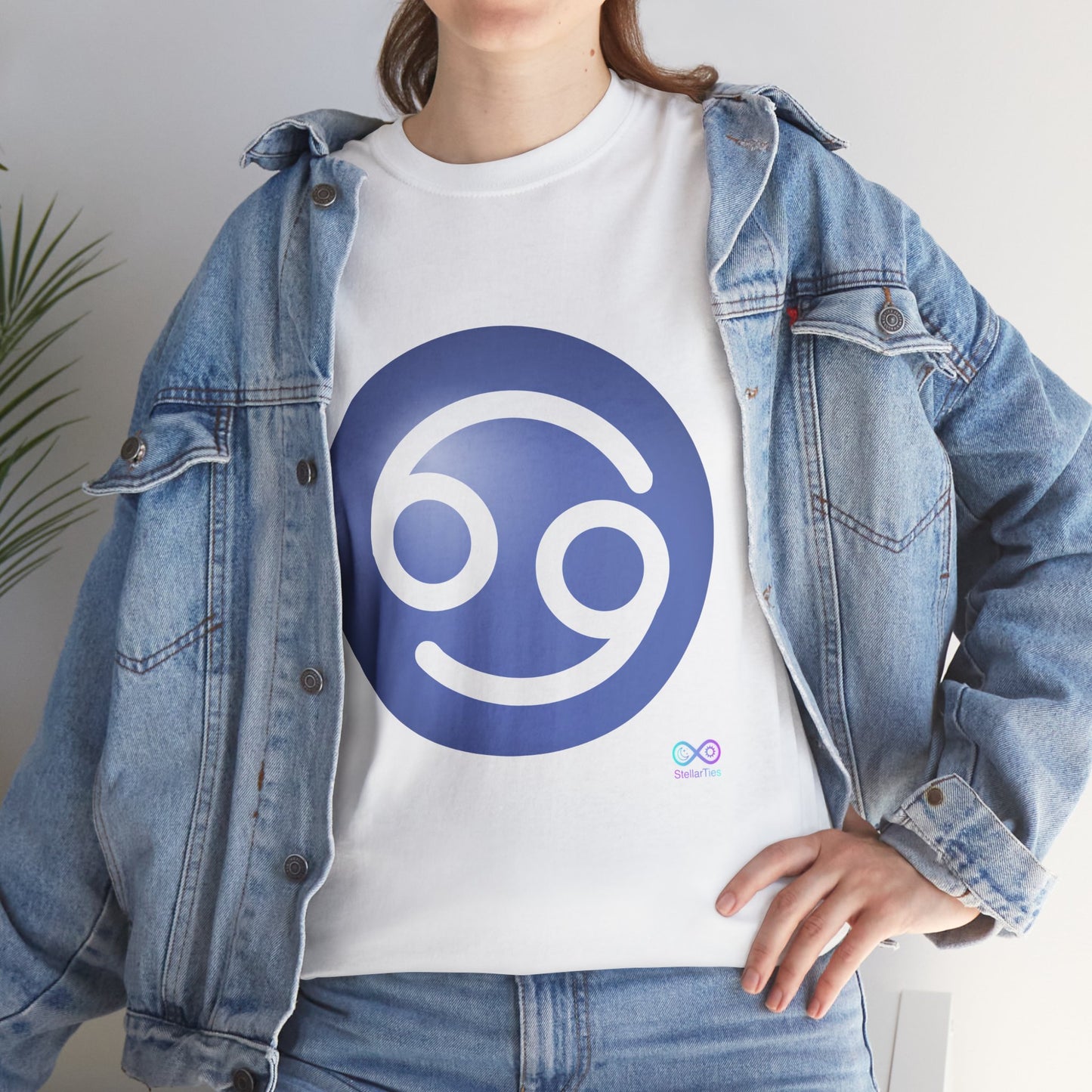Women's Cancer Zodiac Symbol Tee