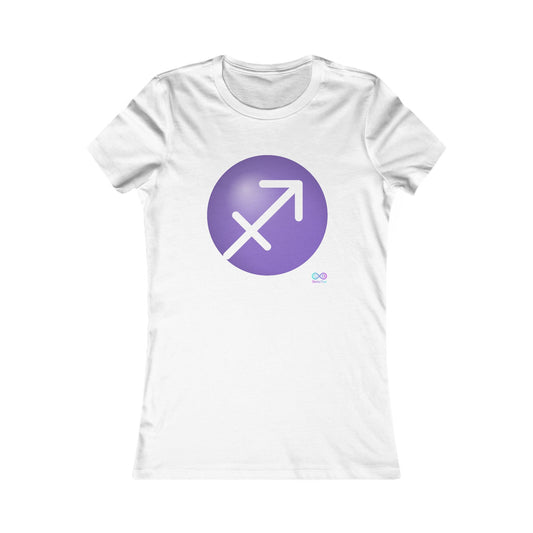 Women's Sagittarius Zodiac Glyph Tee