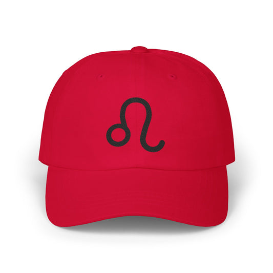 Leo Zodiac Hat — Black Glyph