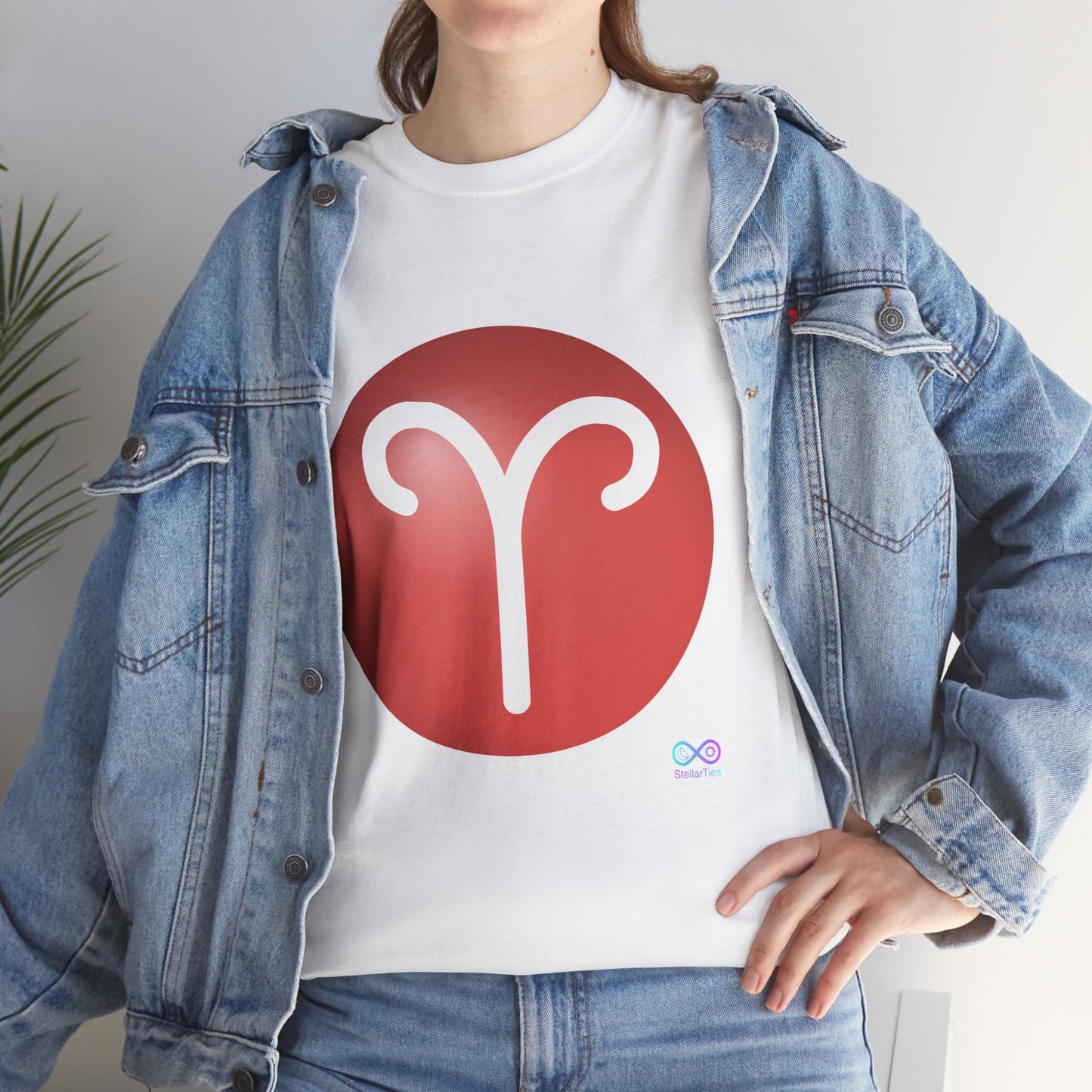 Women's Aries Zodiac Symbol Tee
