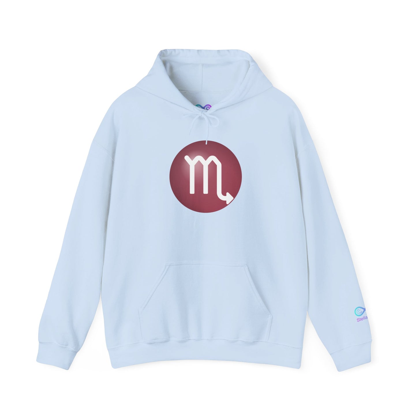 Unisex Scorpio Zodiac Hoodie – Astrology Glyph Sweatshirt