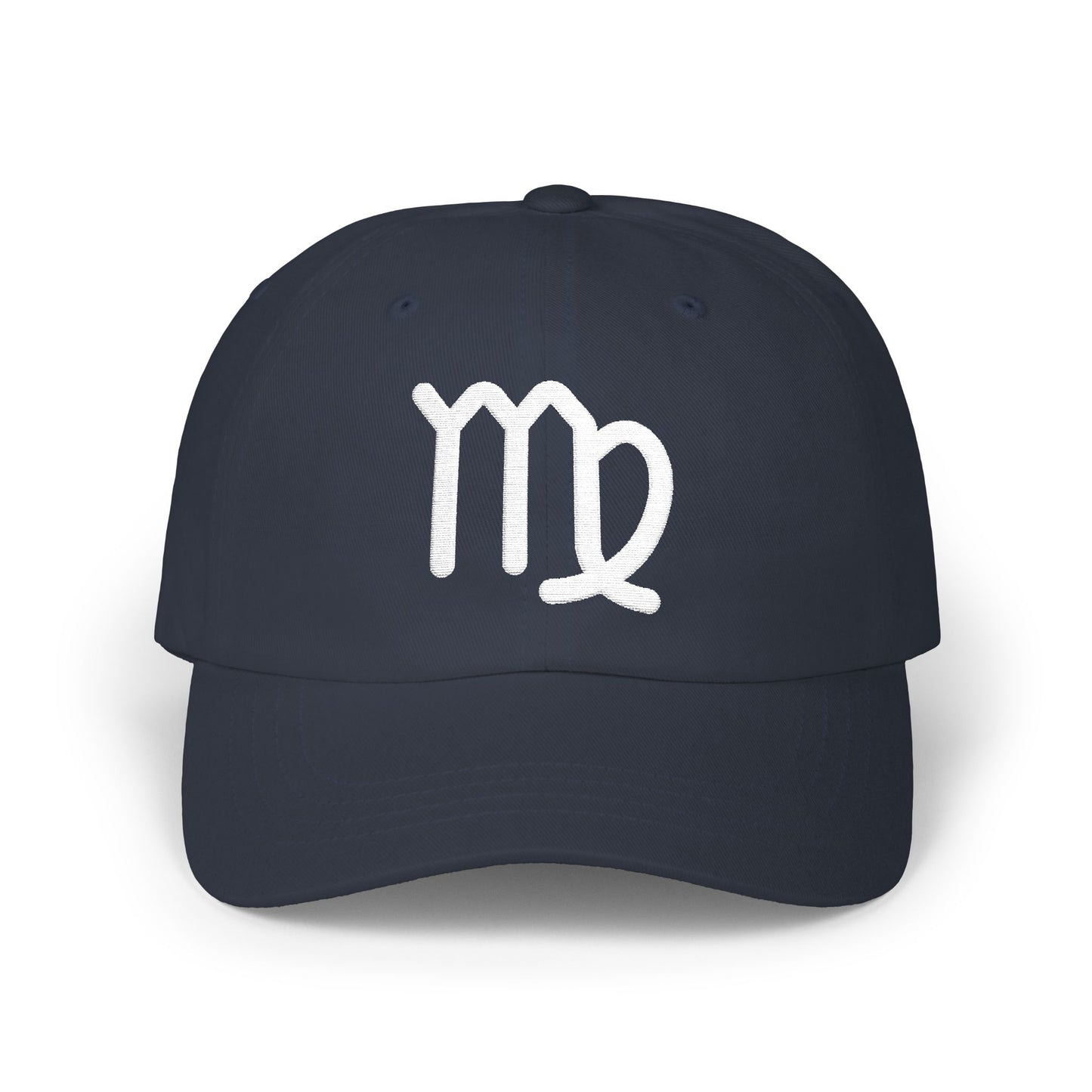 Virgo Zodiac Hat — White Glyph