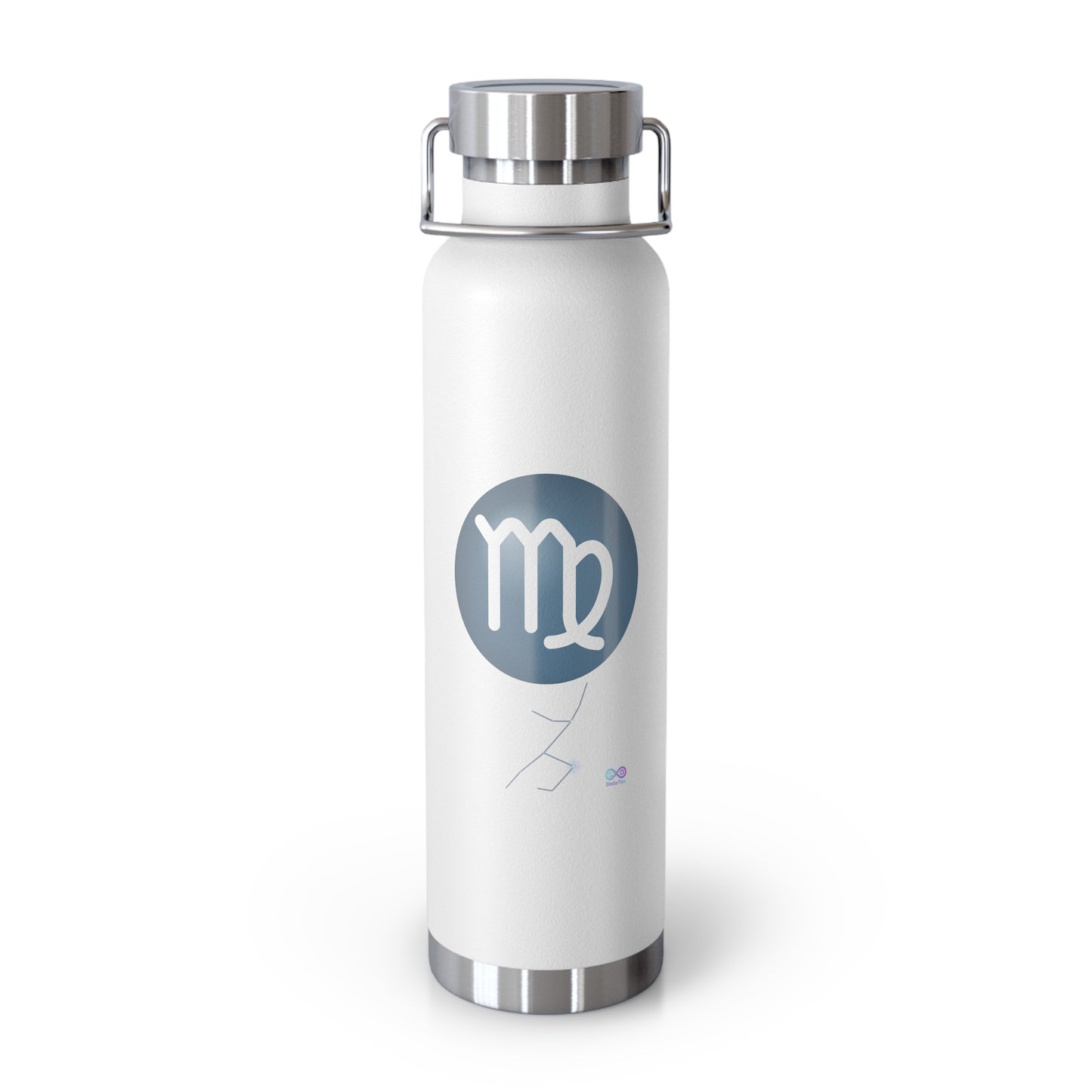 Virgo Zodiac Insulated Water Bottle — 22oz Copper Vacuum Flask