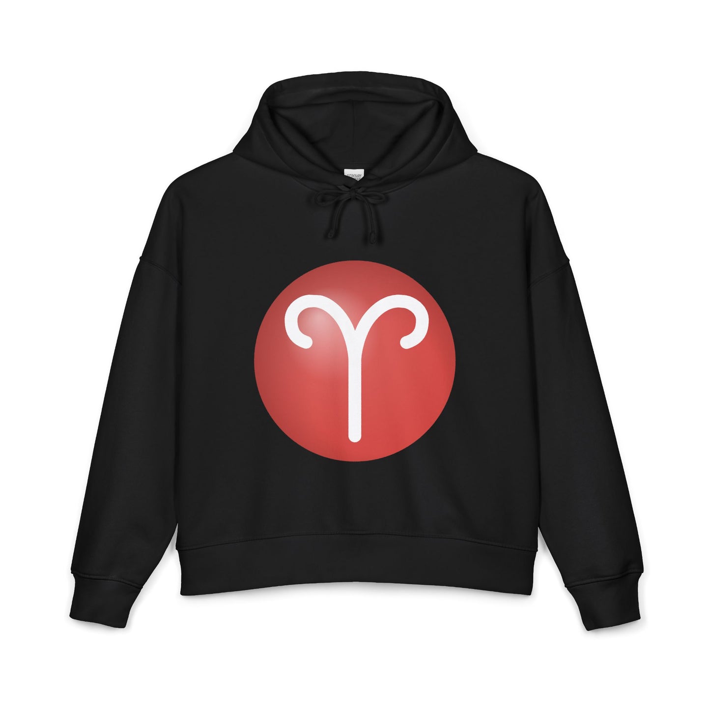 Women's Aries Zodiac Hoodie — Organic Midweight Astrology Pullover