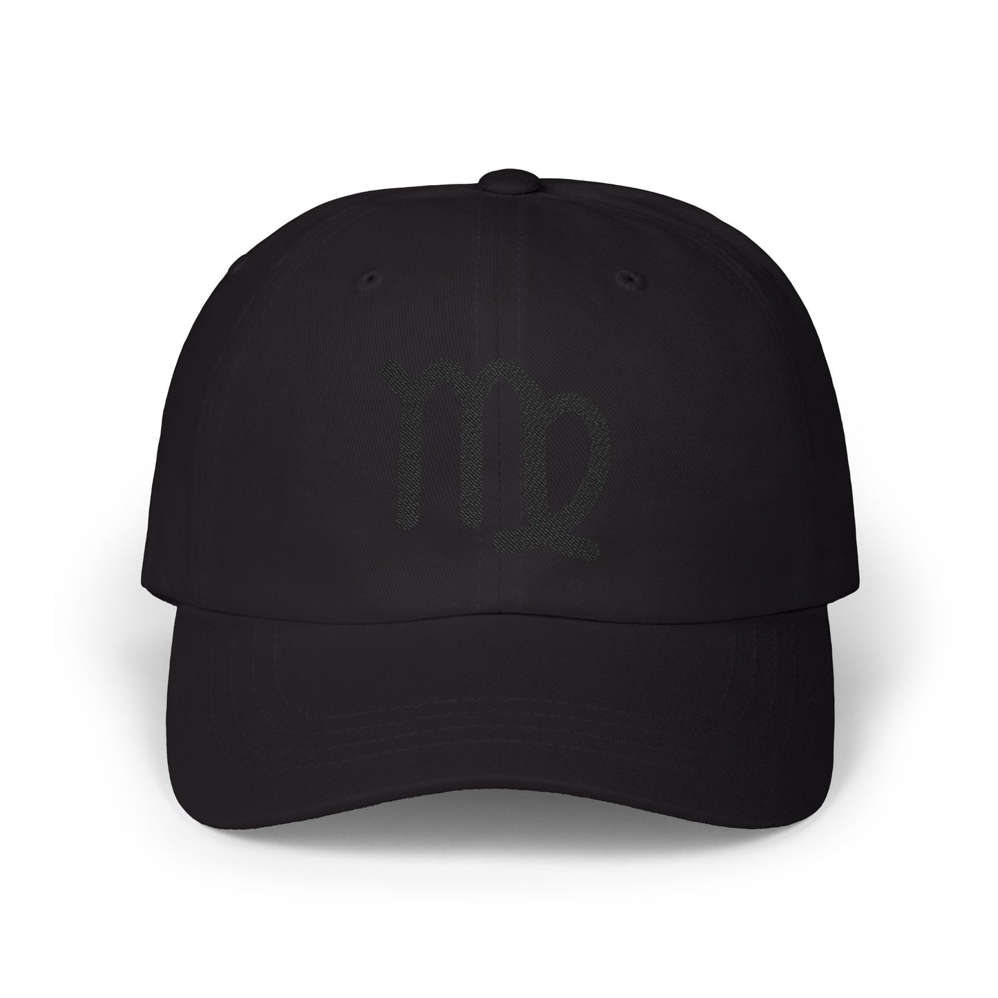 Virgo Zodiac Hat — Black Glyph