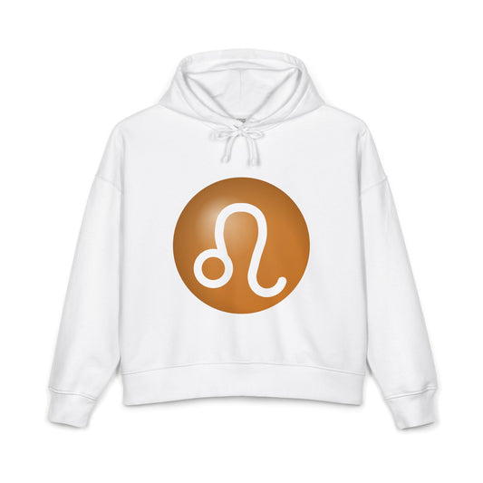 Women's Leo Zodiac Hoodie — Organic Midweight Astrology Sweatshirt