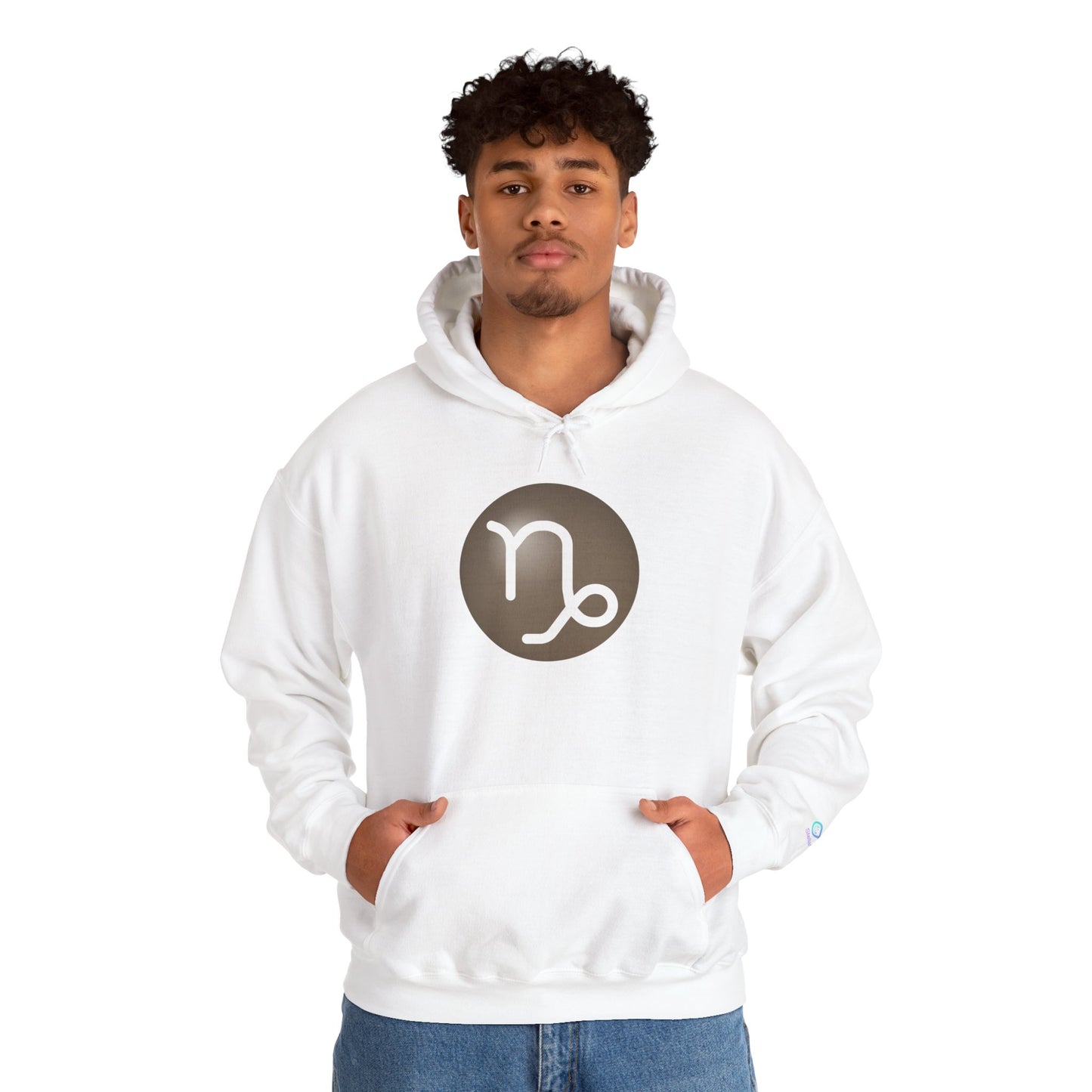 Unisex Capricorn Zodiac Hoodie – Astrology Glyph Pullover