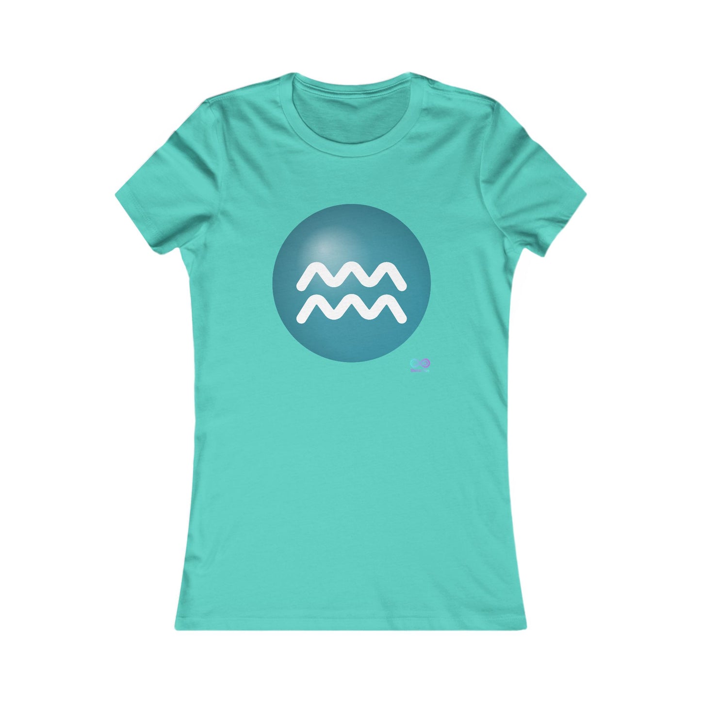 Women's Aquarius Zodiac Glyph Tee