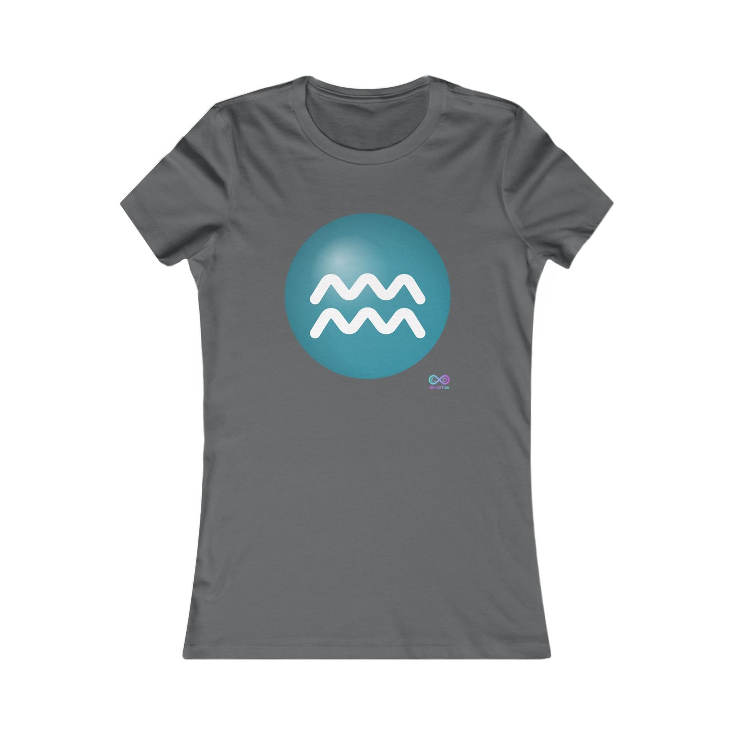 Women's Aquarius Zodiac Glyph Tee