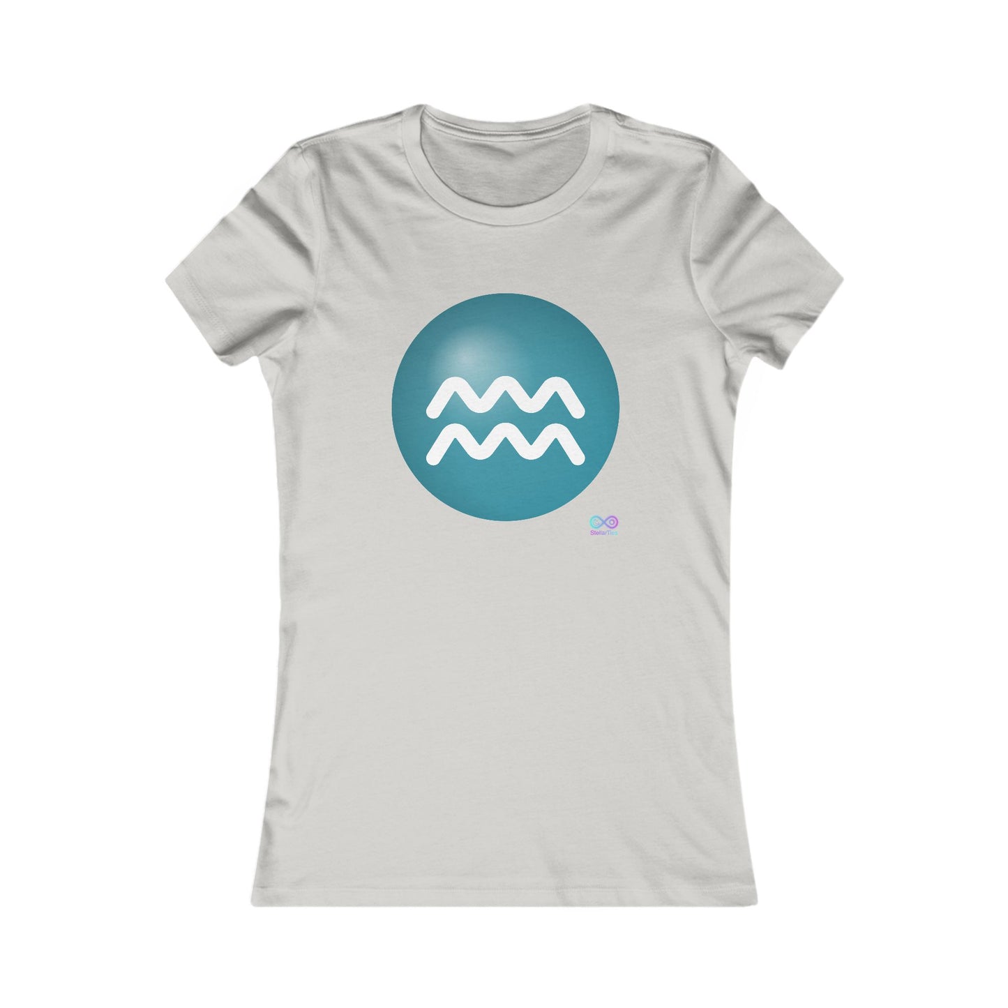 Women's Aquarius Zodiac Glyph Tee