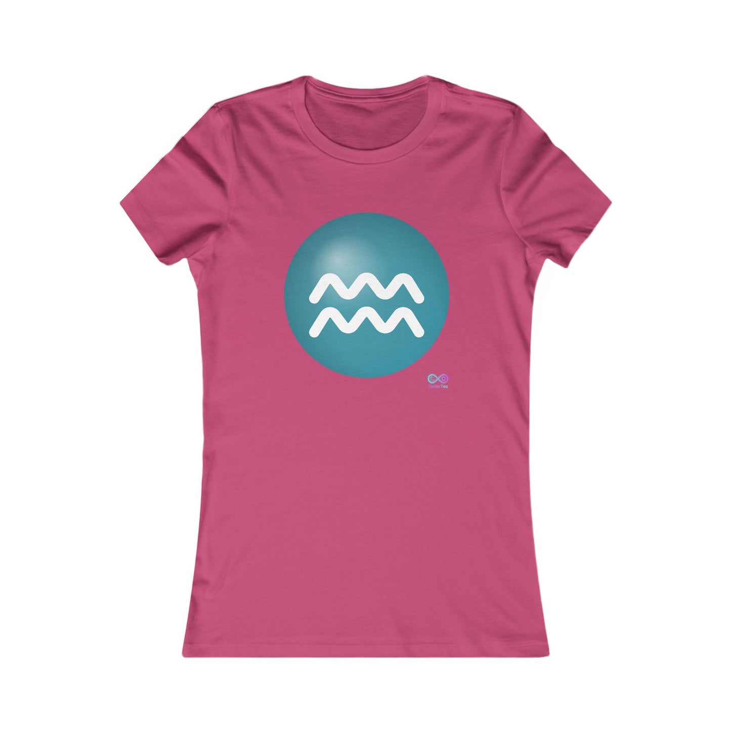 Women's Aquarius Zodiac Glyph Tee
