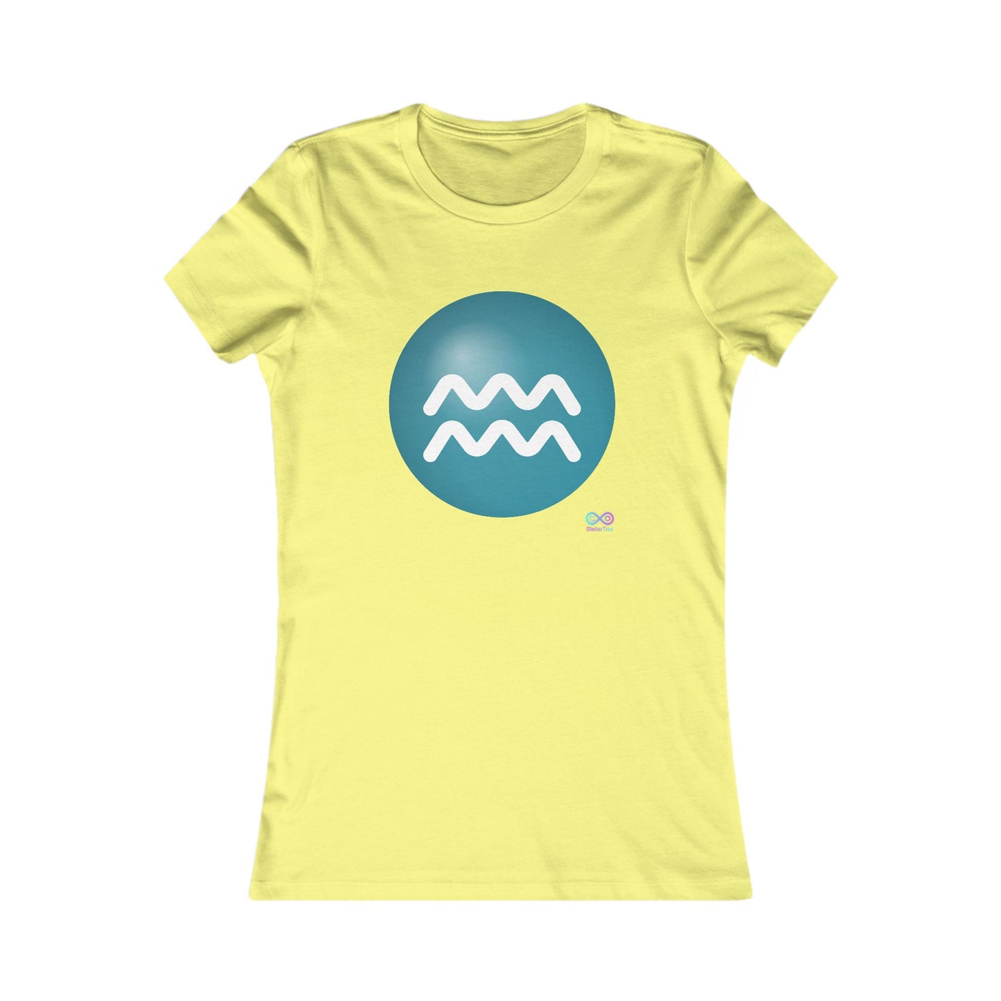 Women's Aquarius Zodiac Glyph Tee