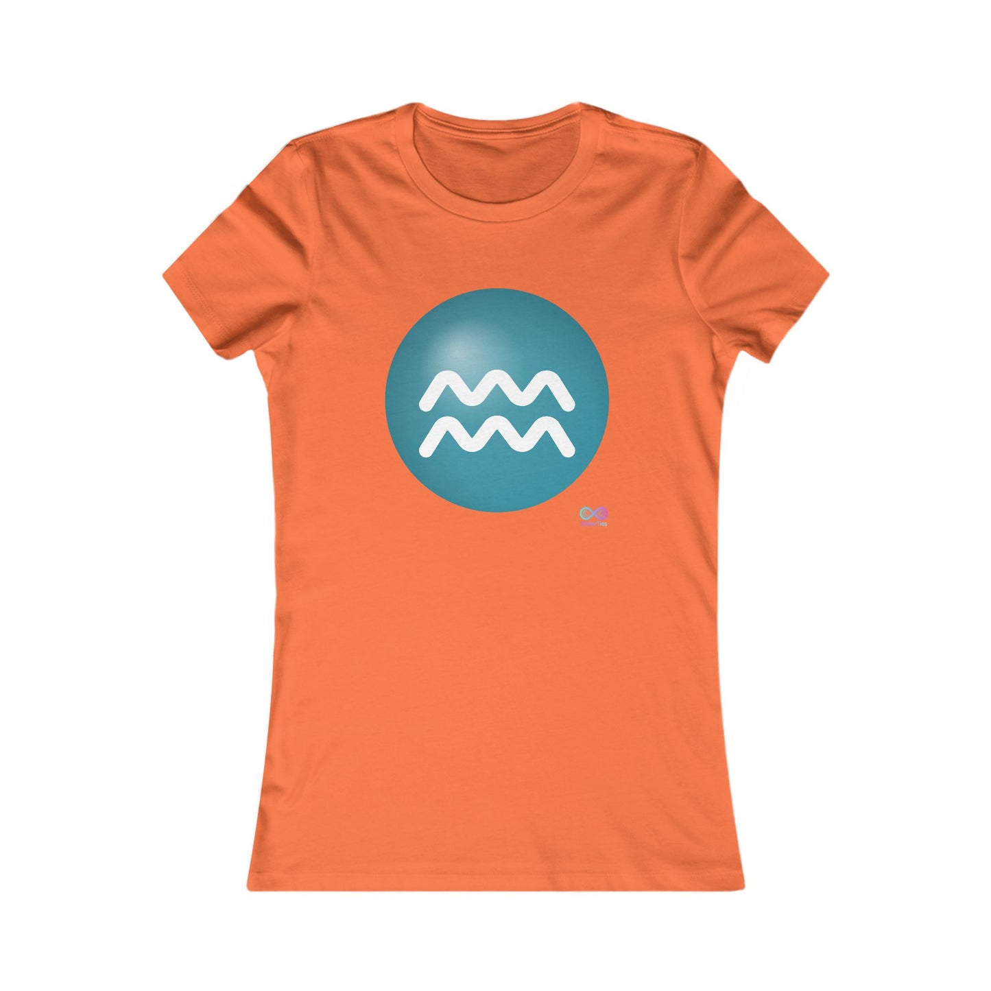 Women's Aquarius Zodiac Glyph Tee