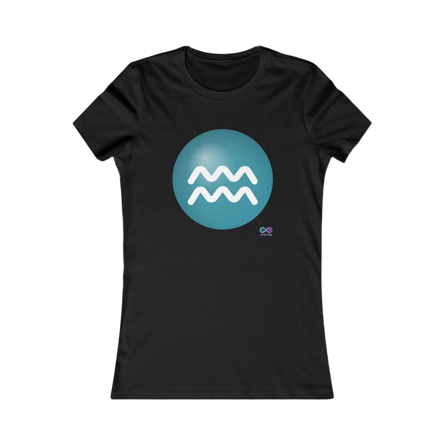 Women's Aquarius Zodiac Glyph Tee