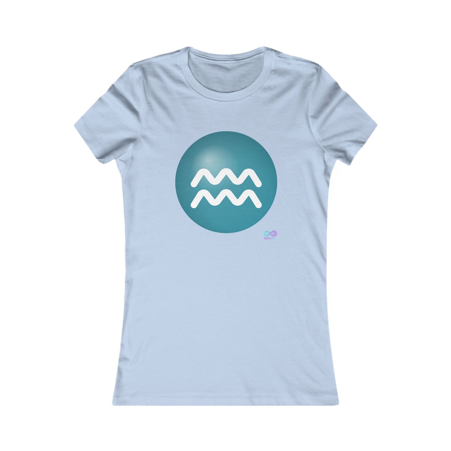 Women's Aquarius Zodiac Glyph Tee