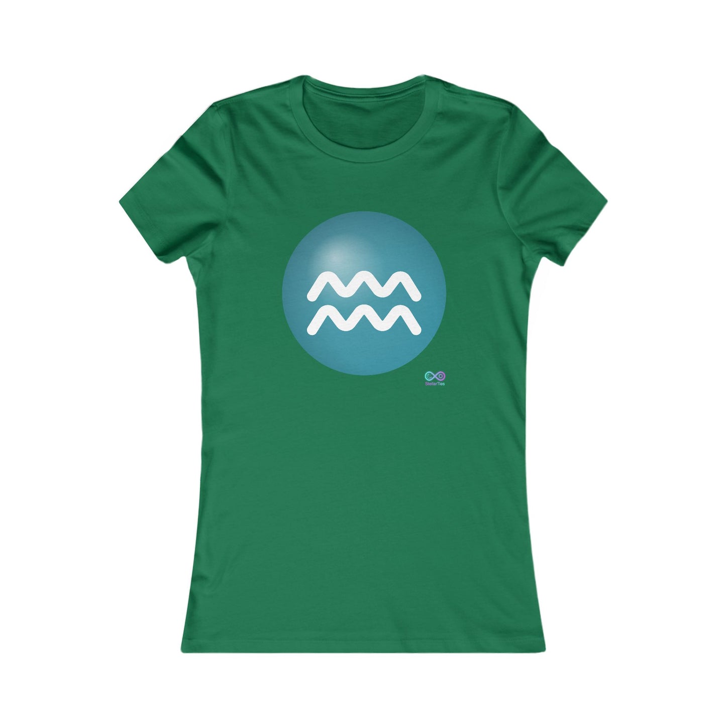 Women's Aquarius Zodiac Glyph Tee