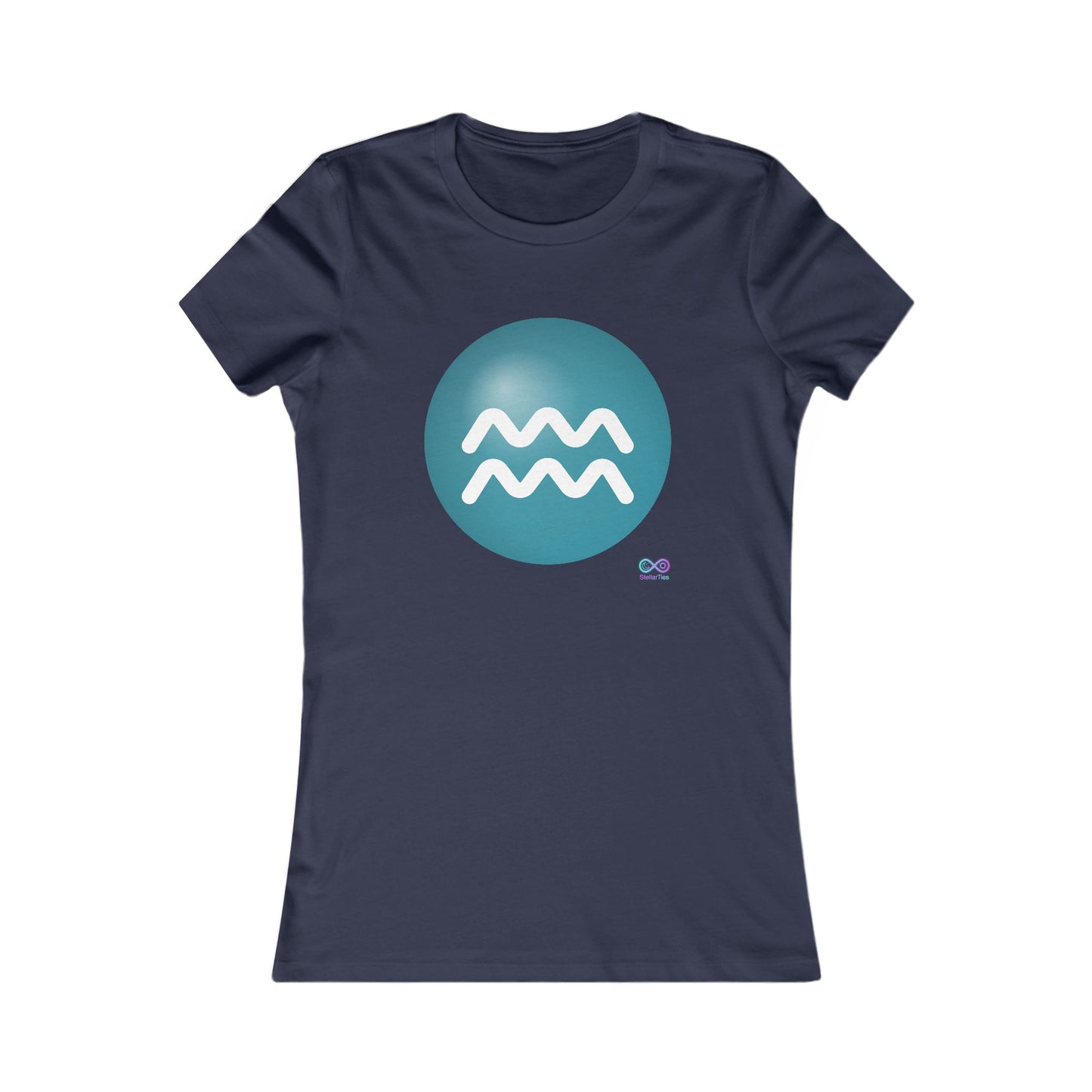 Women's Aquarius Zodiac Glyph Tee