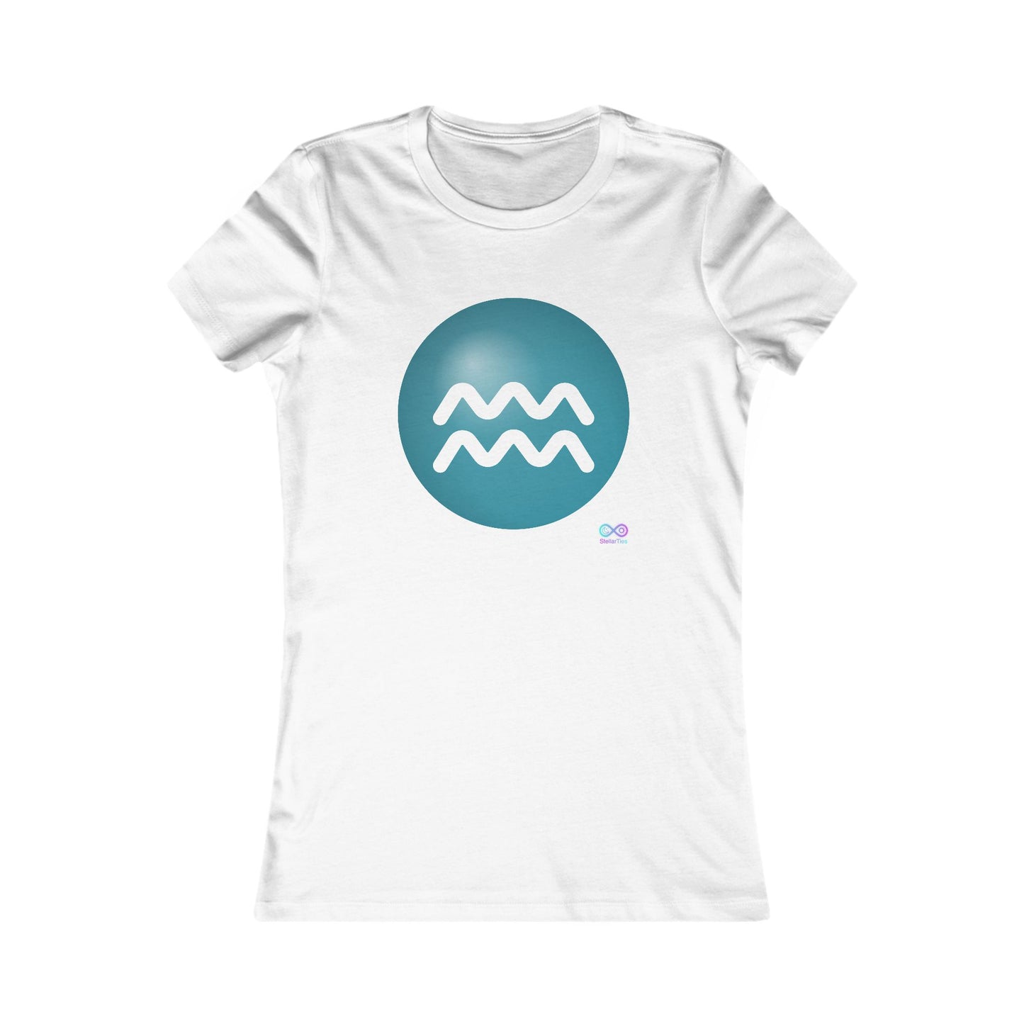 Women's Aquarius Zodiac Glyph Tee