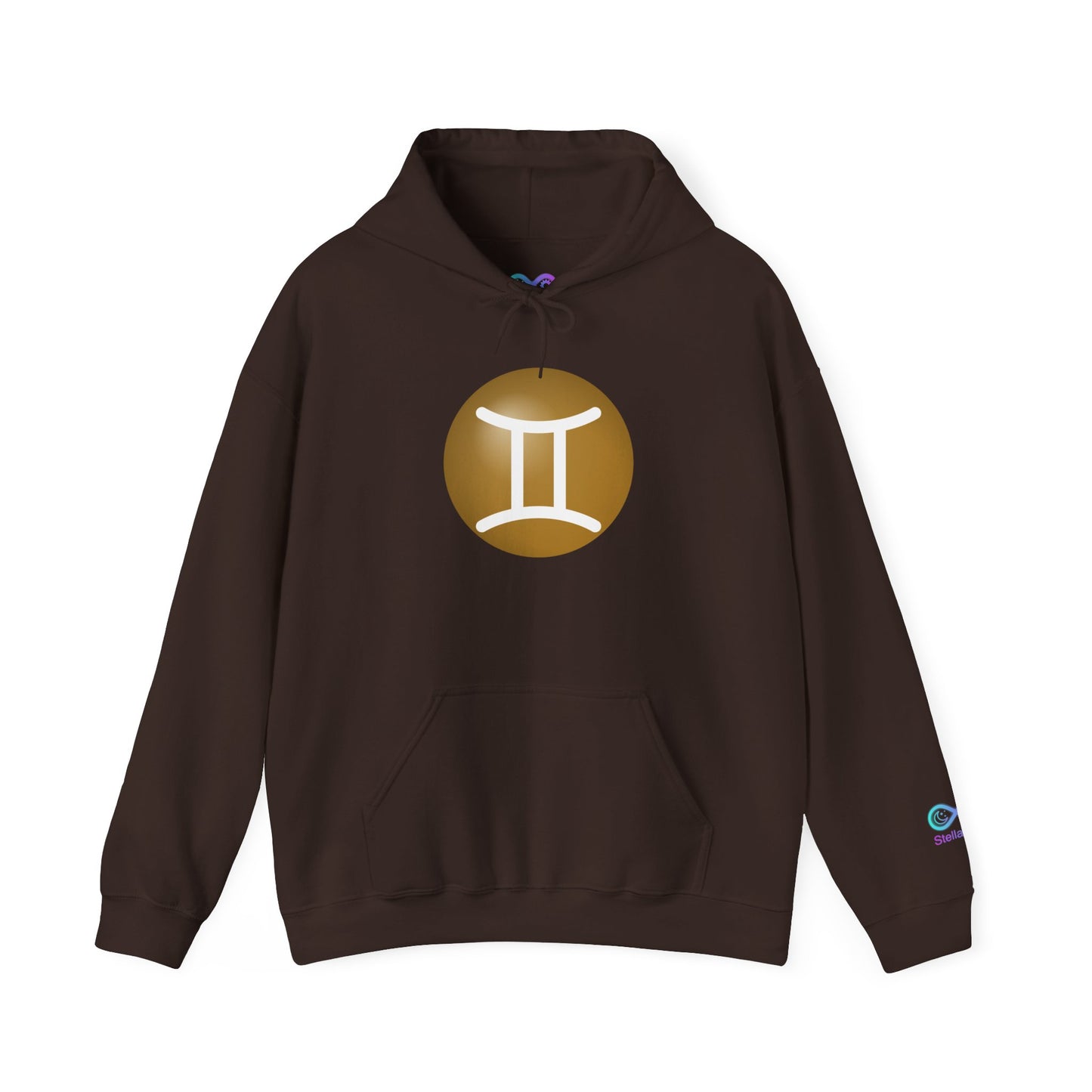 Unisex Gemini Zodiac Hoodie — Astrology Symbol Sweatshirt