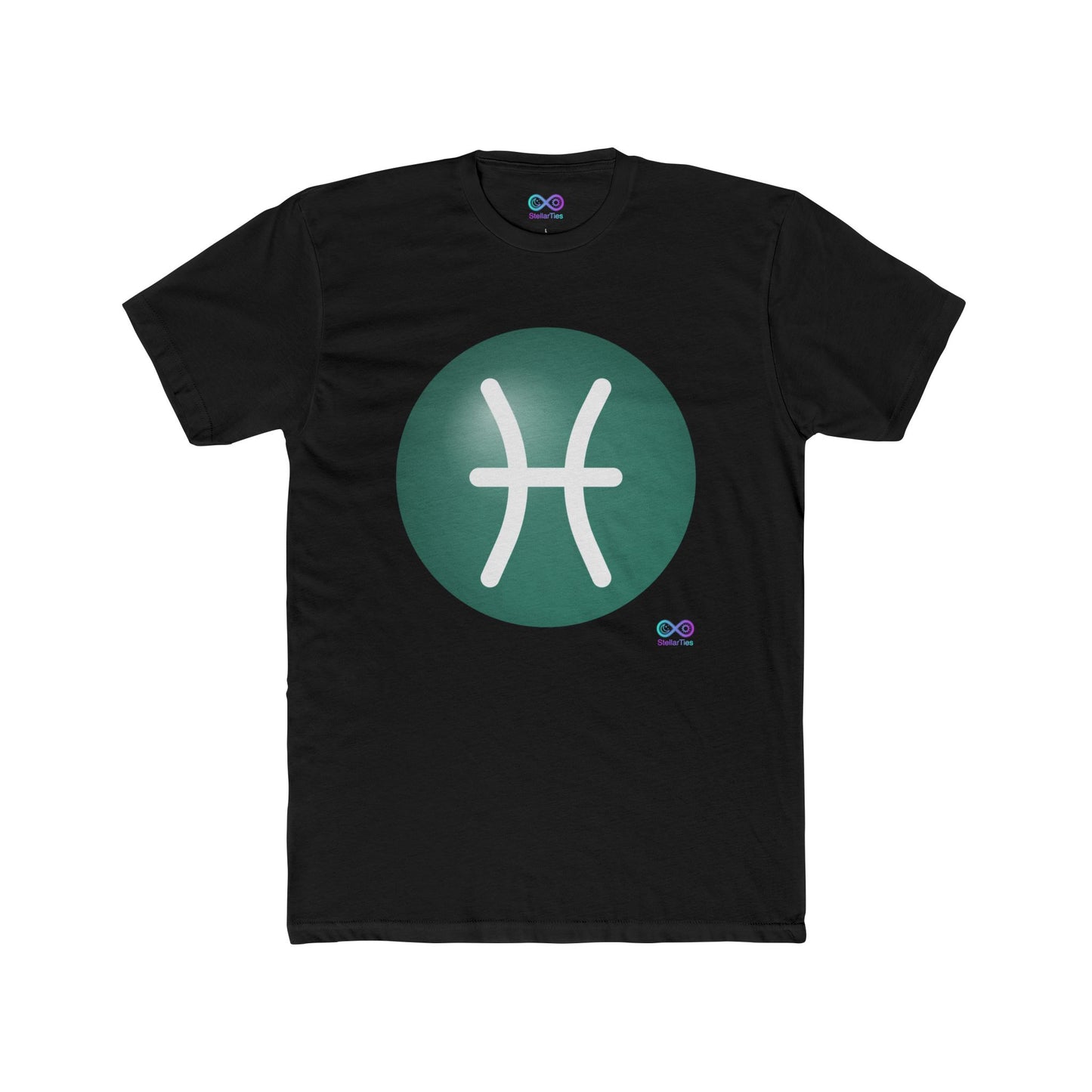Men's Pisces Zodiac Symbol Tee