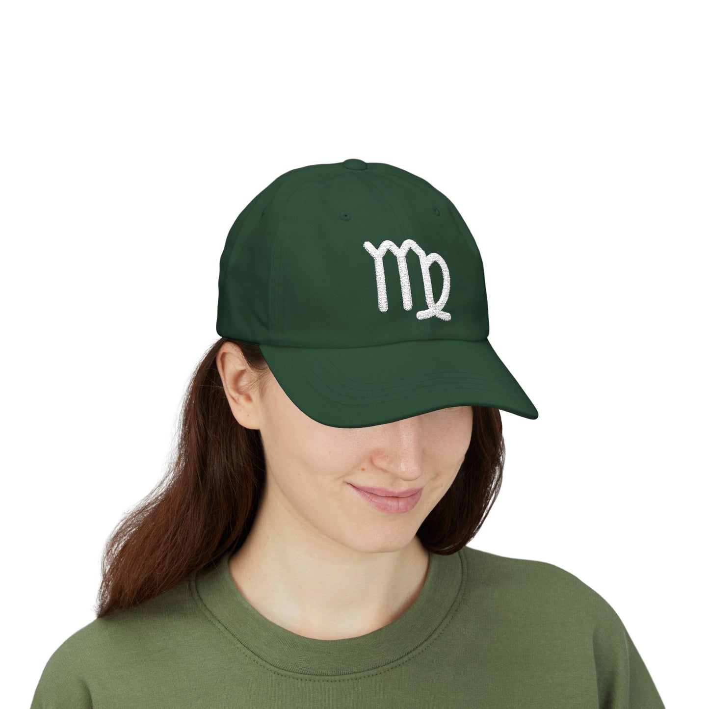 Virgo Zodiac Hat — White Glyph