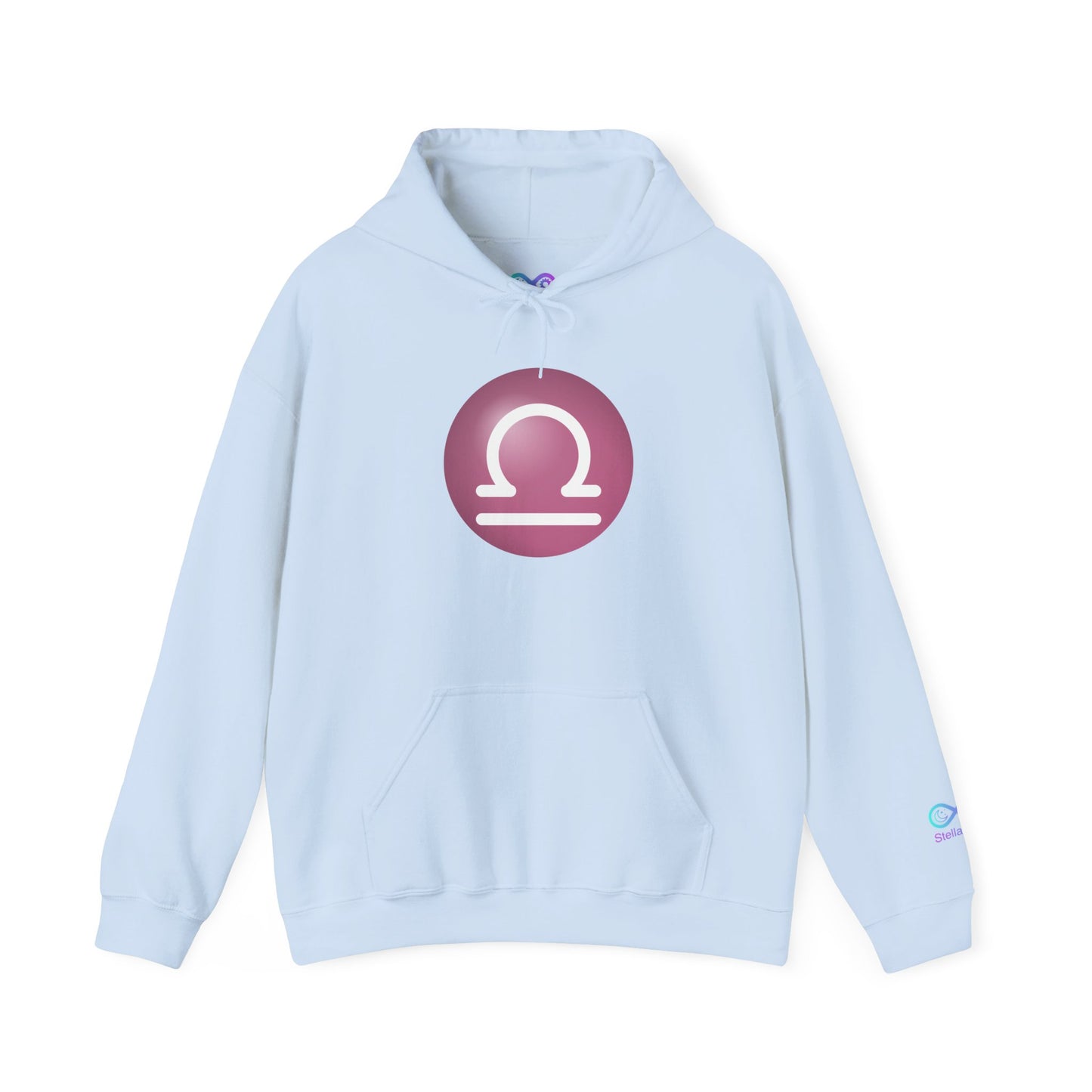 Unisex Libra Zodiac Hoodie — Astrology Glyph Sweatshirt