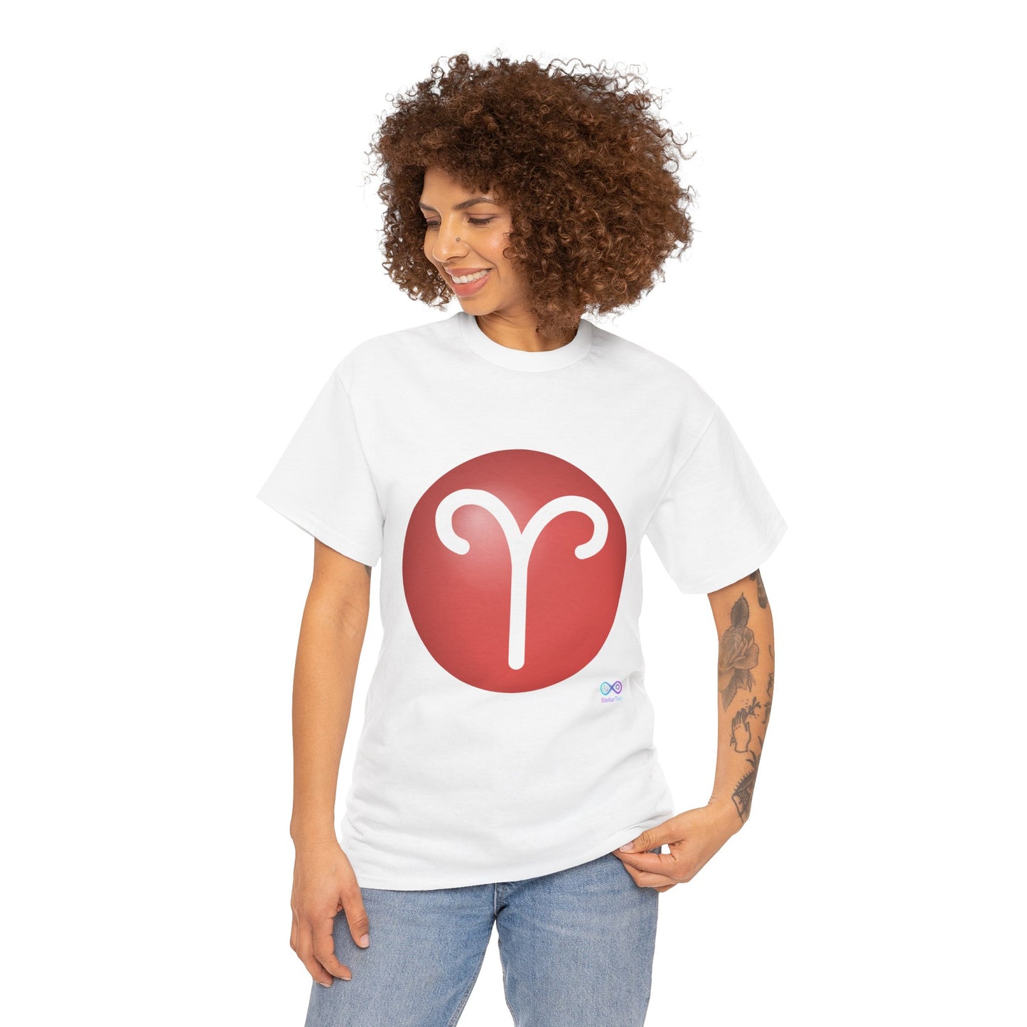 Women's Aries Zodiac Symbol Tee