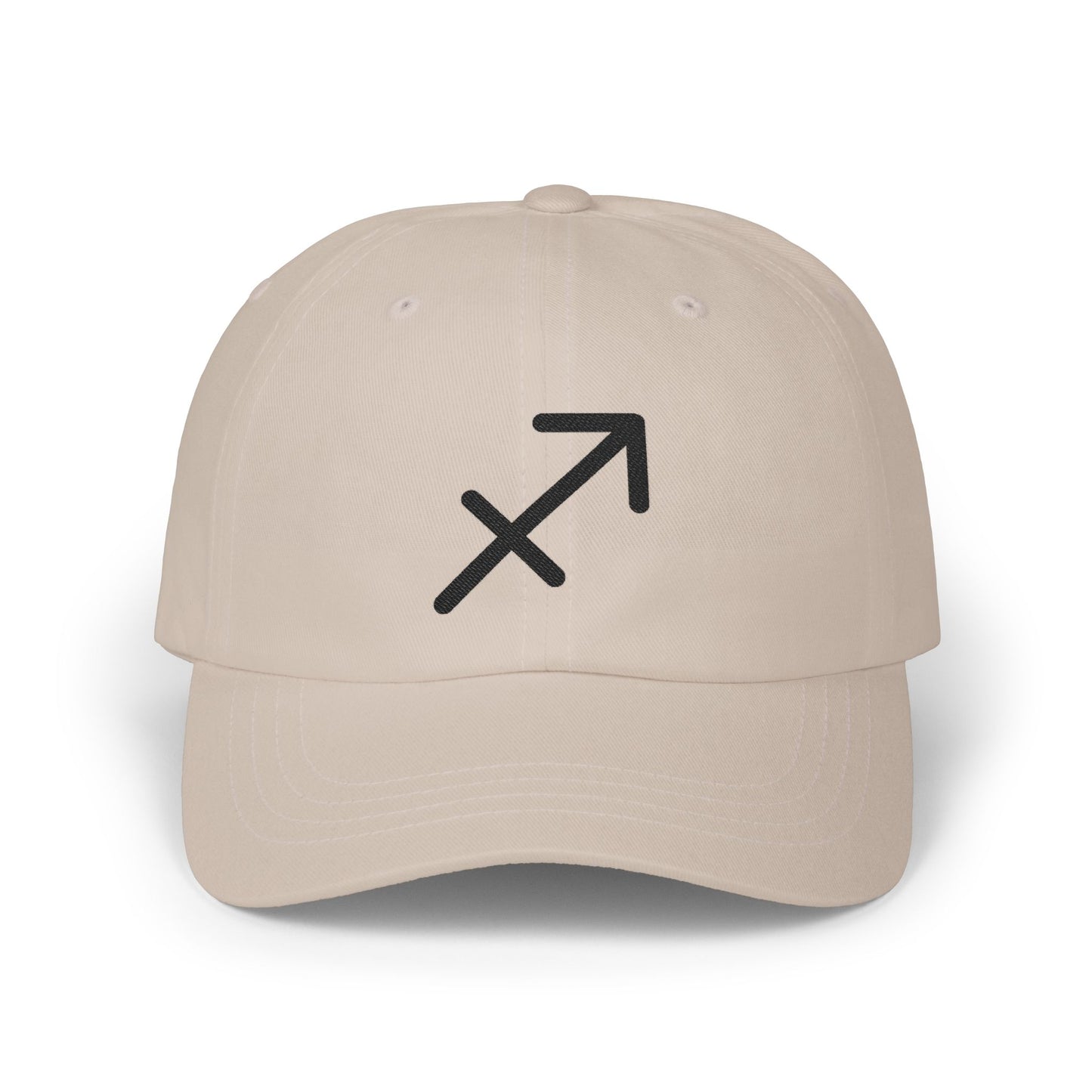Sagittarius Zodiac Hat — Black Glyph