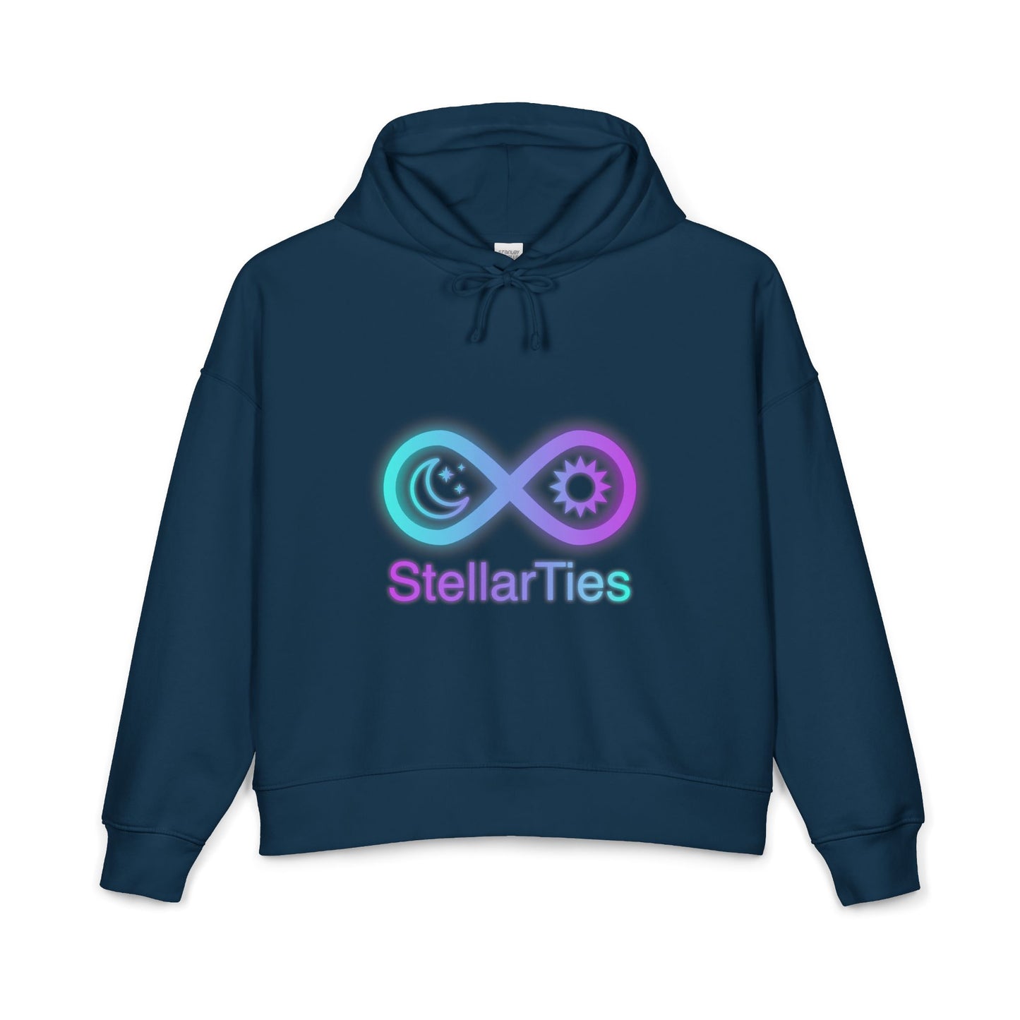 Women's StellarTies Infinity Logo Hoodie — Women's Organic Casual Pullover