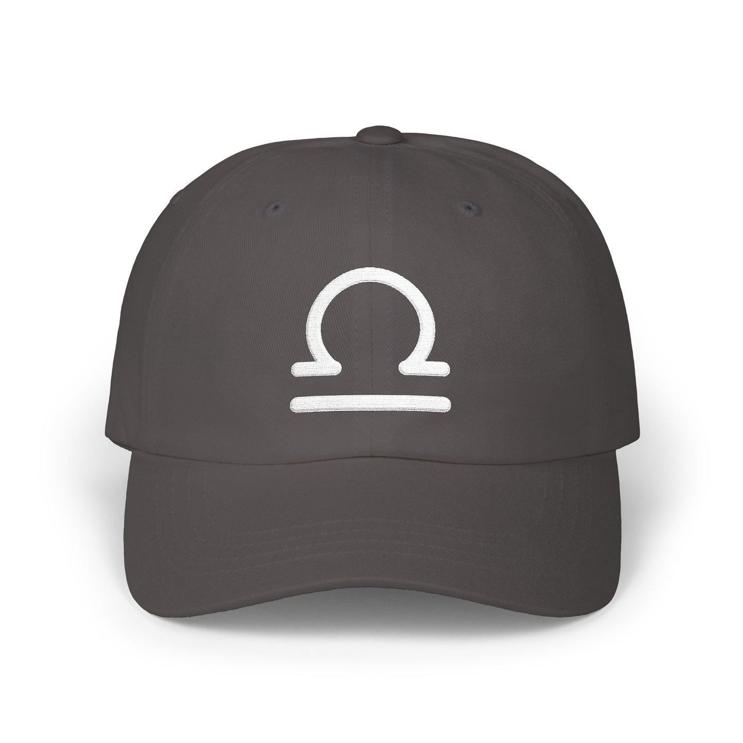 Libra Zodiac Hat — White Glyph