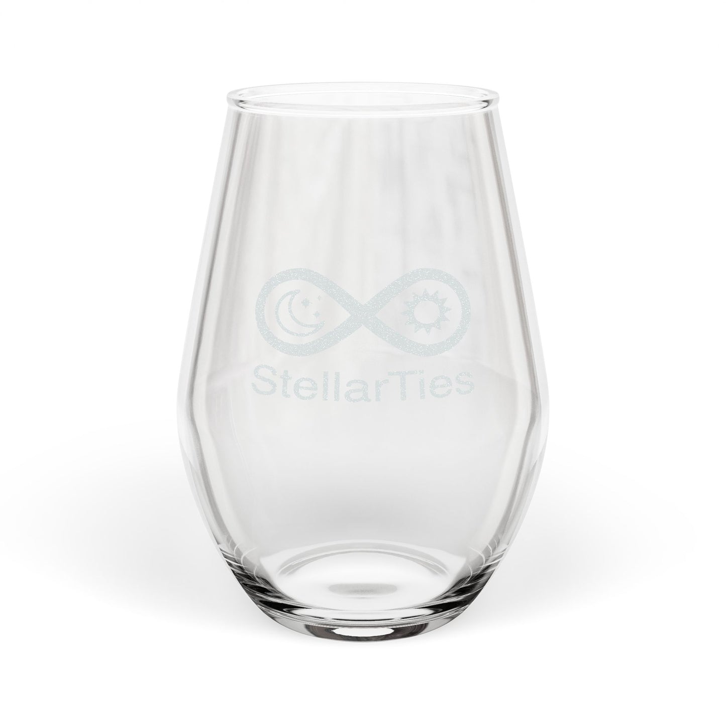 StellarTies Engraved Stemless Wine Glass 11.5oz