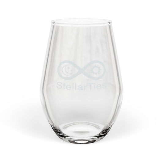 StellarTies Engraved Stemless Wine Glass 11.5oz