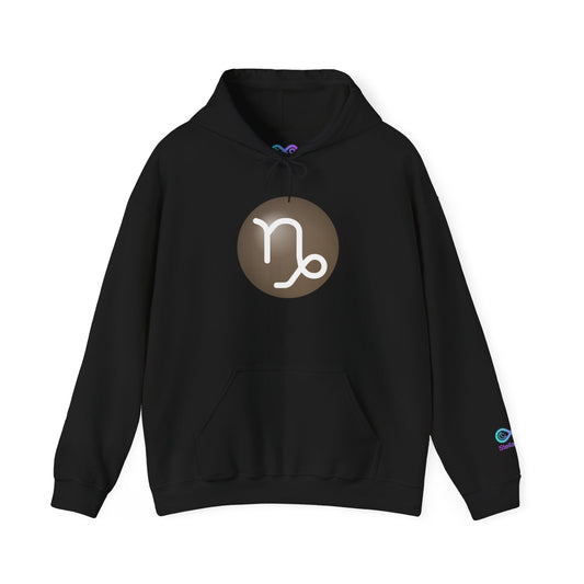 Unisex Capricorn Zodiac Hoodie – Astrology Glyph Pullover