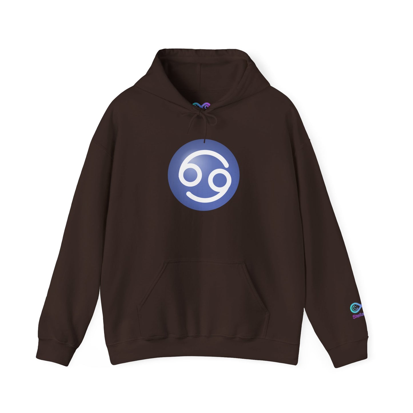 Unisex Cancer Zodiac Hoodie —  Astrology Glyph Sweatshirt