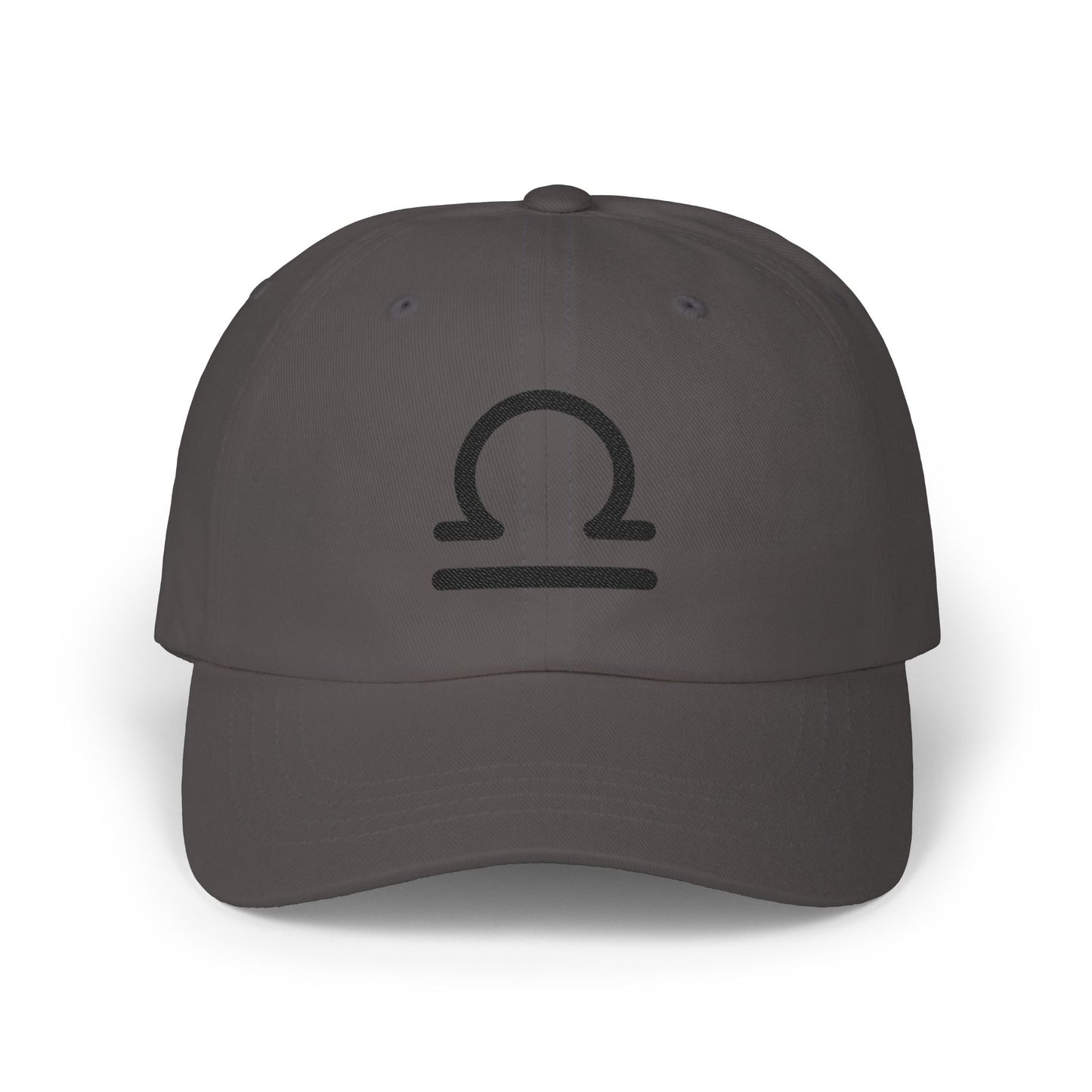 Libra Zodiac Hat — Black Glyph