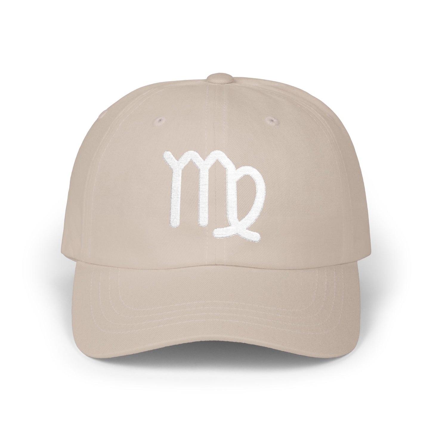 Virgo Zodiac Hat — White Glyph