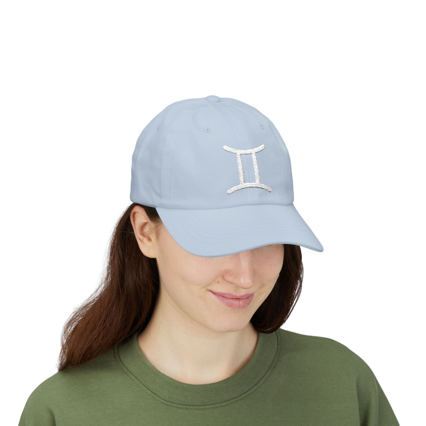 Gemini Zodiac Hat — White Glyph