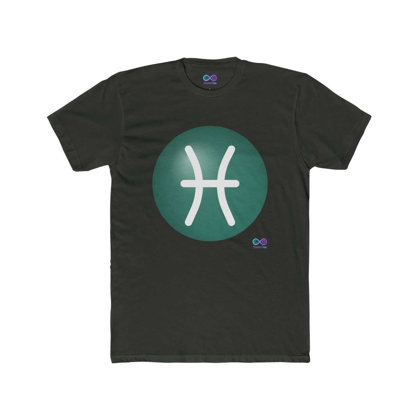 Men's Pisces Zodiac Symbol Tee