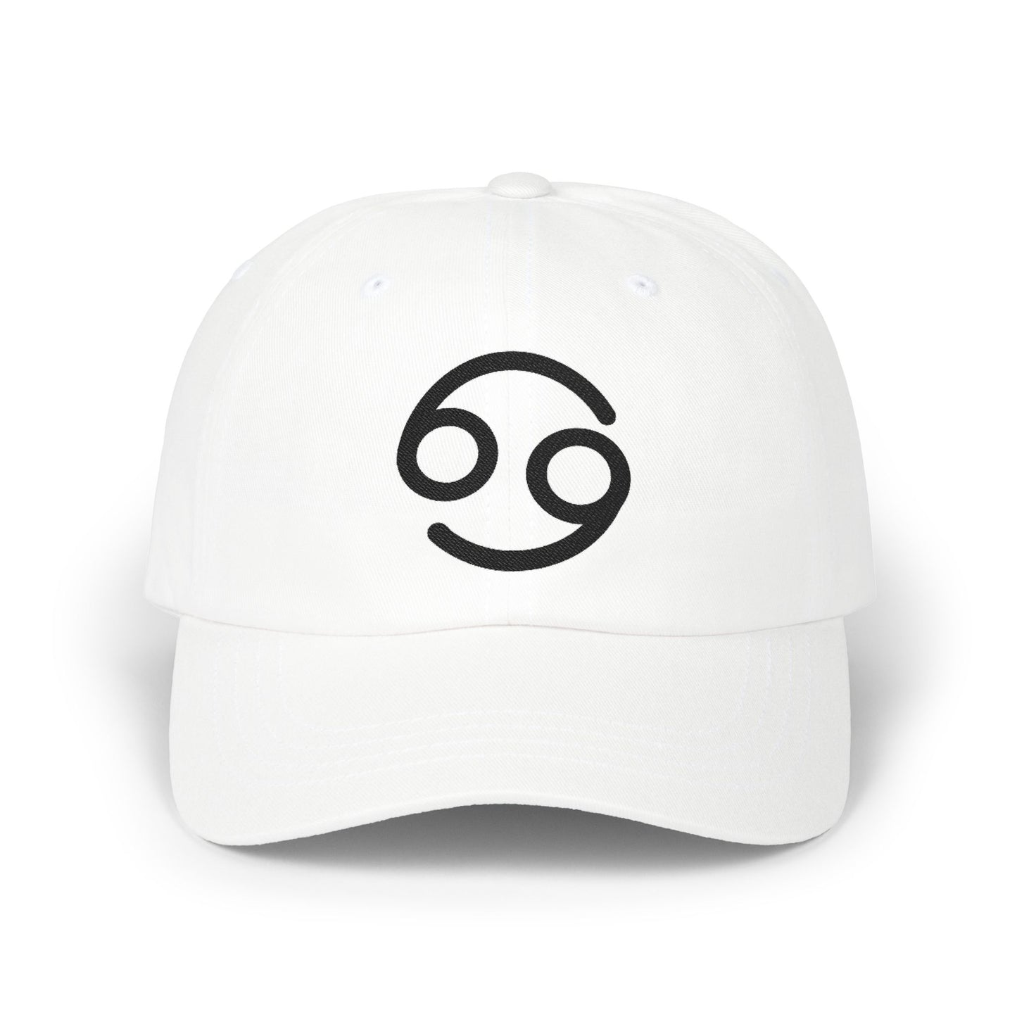 Cancer Zodiac Hat — Black Glyph