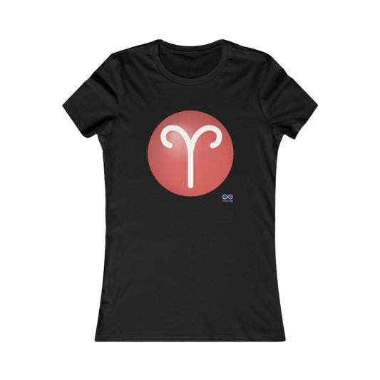 Women's Aries Zodiac Glyph Tee