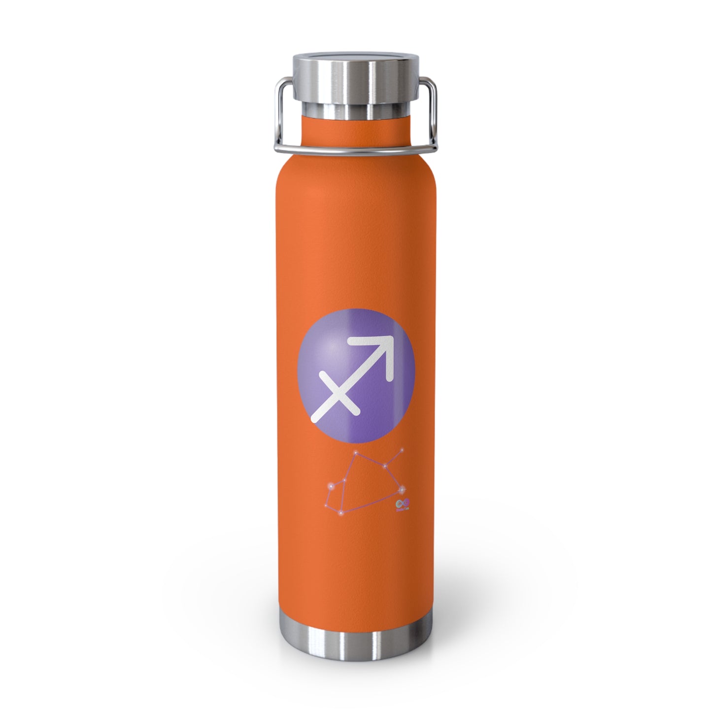 Sagittarius Zodiac 22oz Insulated Water Bottle — Astrology Constellation Design