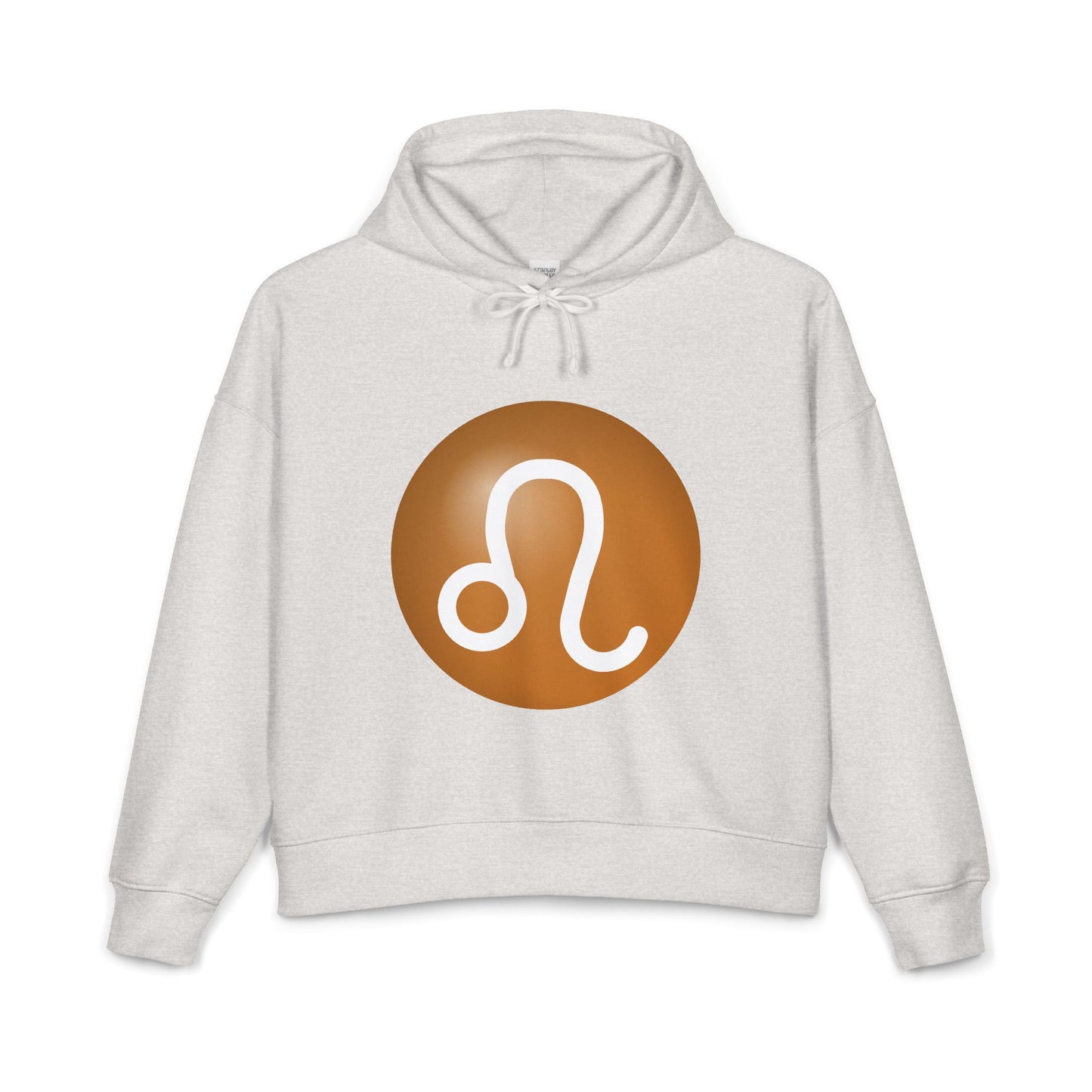Women's Leo Zodiac Hoodie — Organic Midweight Astrology Sweatshirt