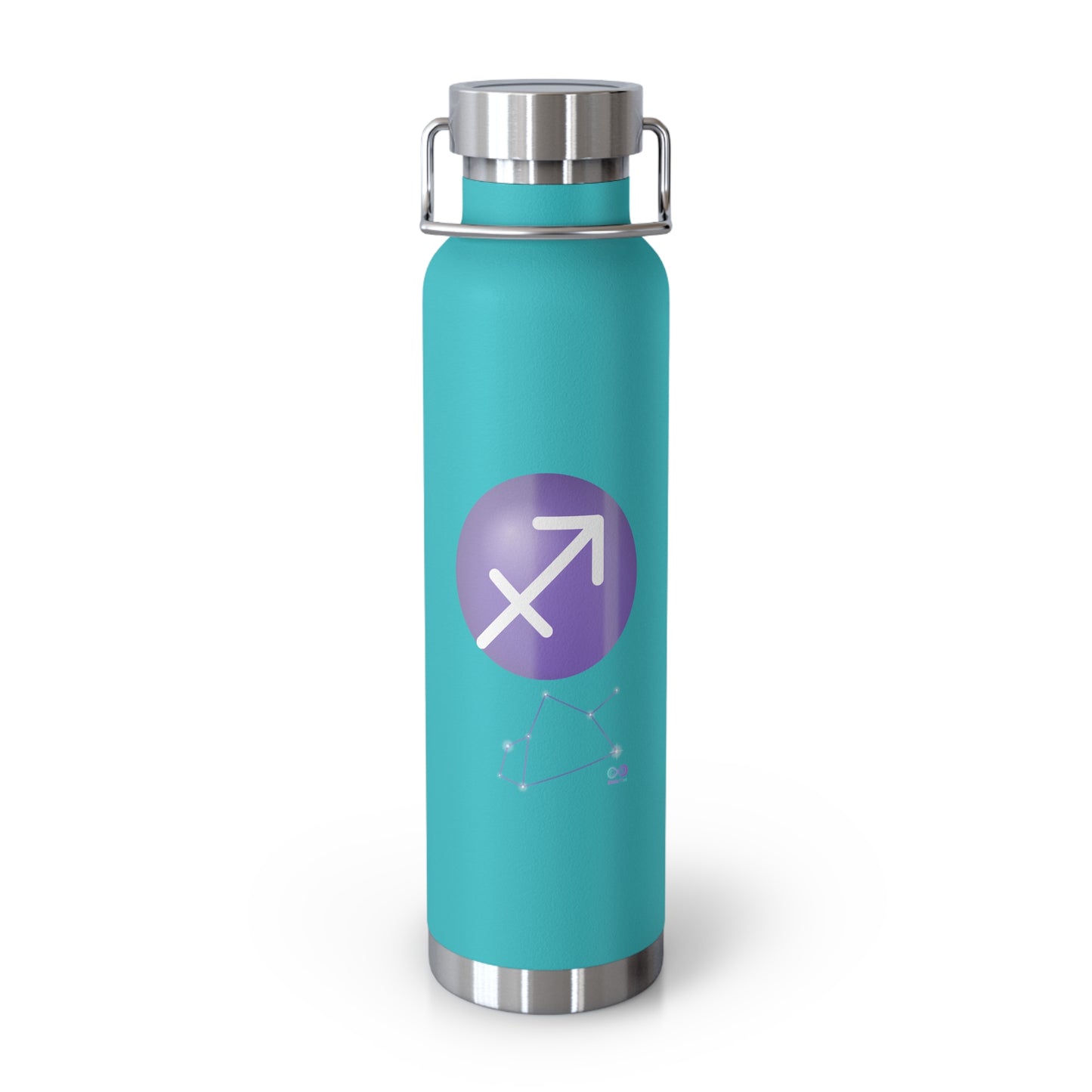 Sagittarius Zodiac 22oz Insulated Water Bottle — Astrology Constellation Design
