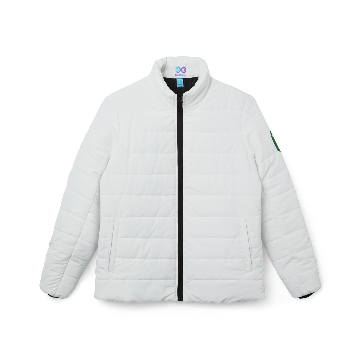Women's Taurus White Quilted Puffer Jacket