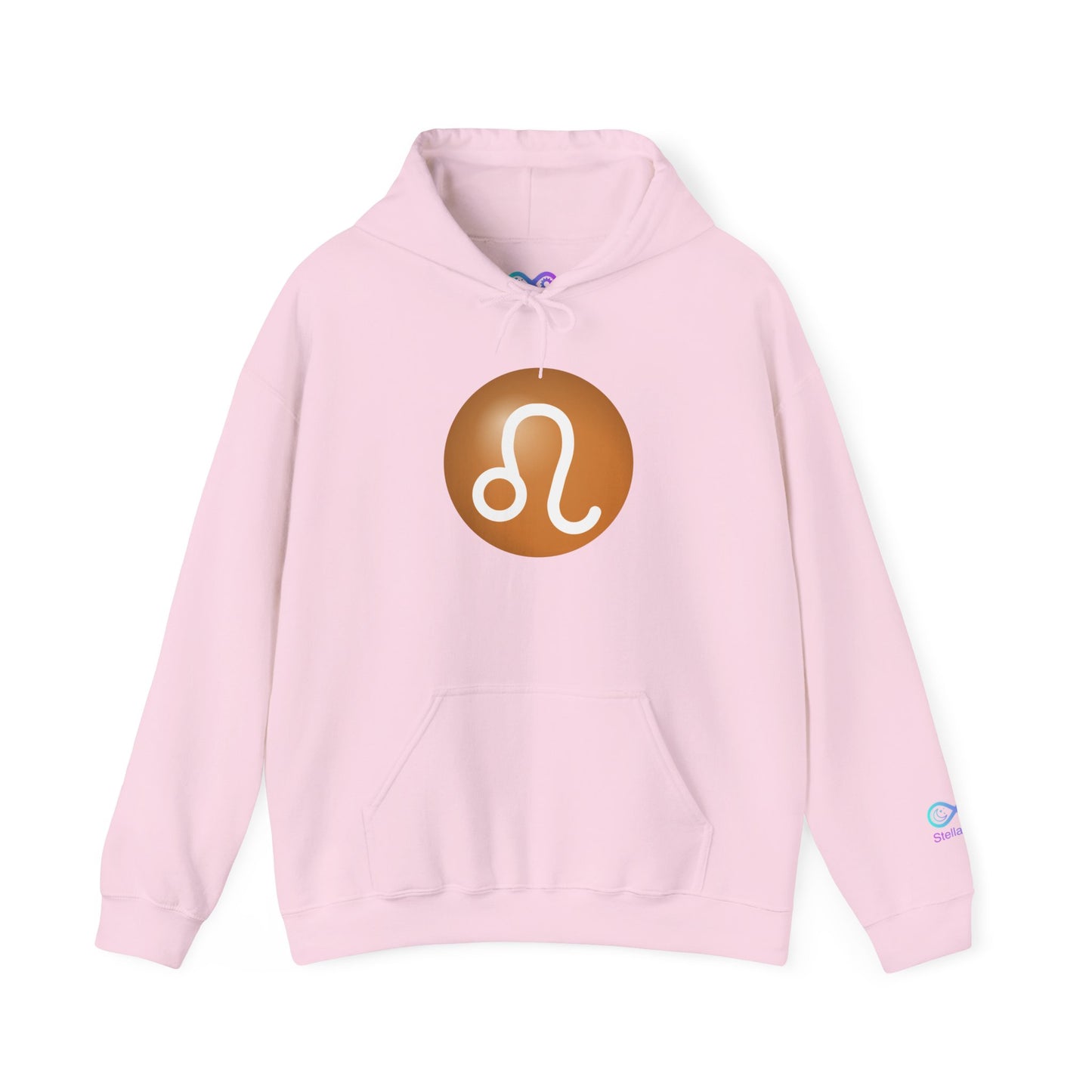Unisex Leo Zodiac Hoodie — Astrology Glyph Sweatshirt