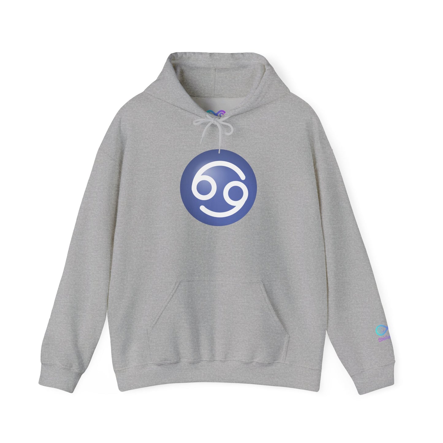 Unisex Cancer Zodiac Hoodie —  Astrology Glyph Sweatshirt