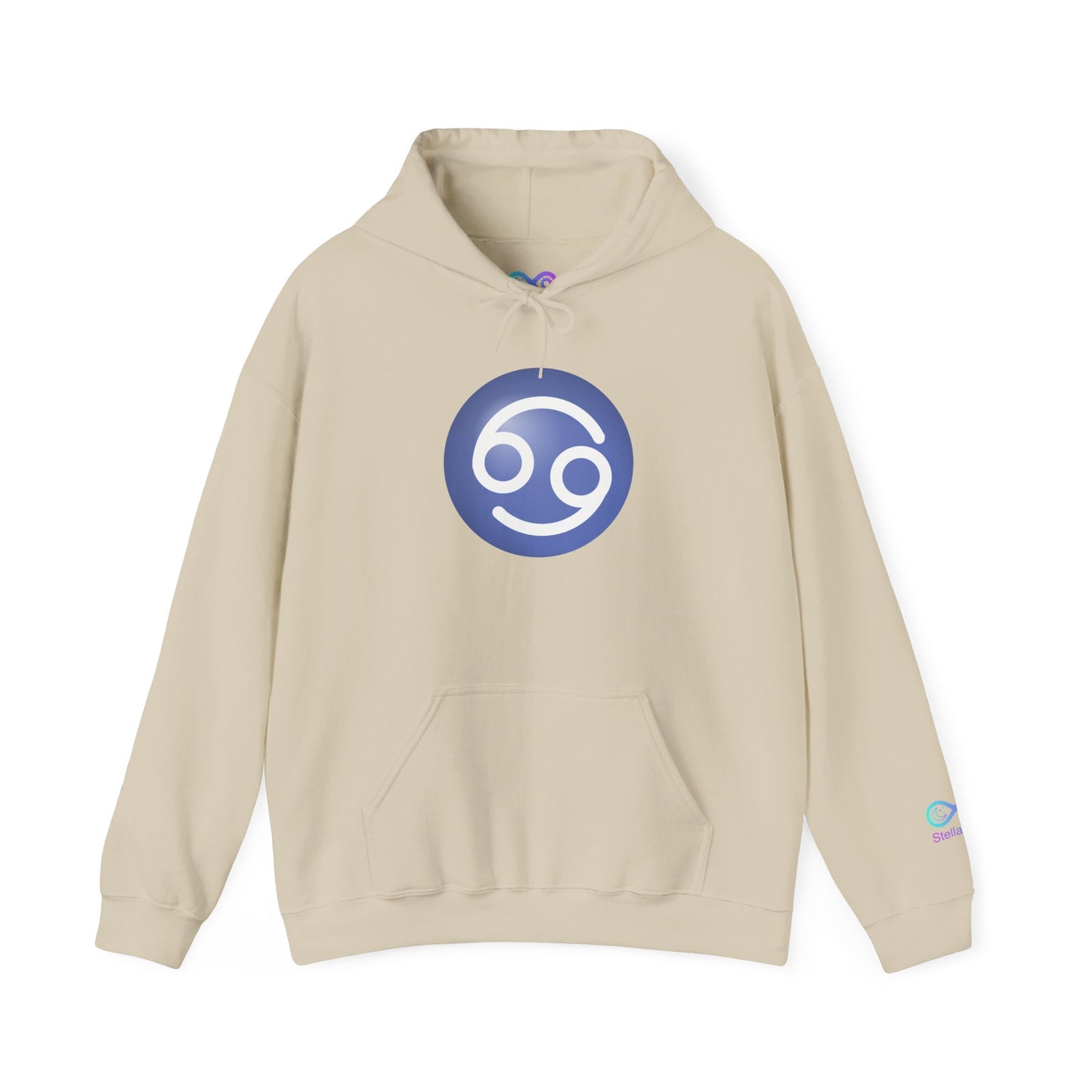 Unisex Cancer Zodiac Hoodie —  Astrology Glyph Sweatshirt