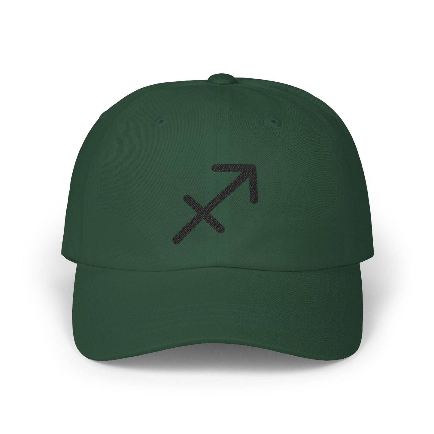 Sagittarius Zodiac Hat — Black Glyph